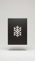 Matte Black Box with Bold White Branding