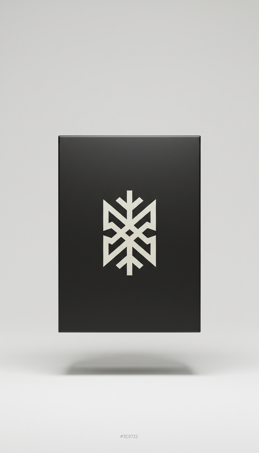 Matte Black Box with Bold White Branding